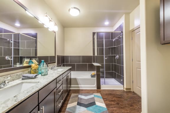Large Bathroom at Aviator West 7th, Fort Worth, Texas