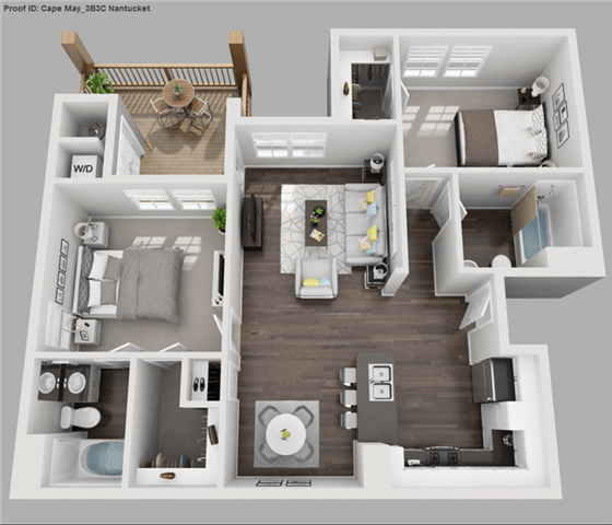 Nantucket 2 bedroom 2 bathroom