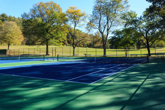 Tennis Courts and Track Adjacent to Community at The Forest, Rockville, Maryland
