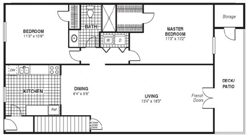 2 Bed 1 Bath Apt In Lancaster County