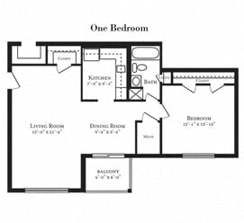 Floor plan Floor plan at Tuscarora Creek, Virginia, 20175