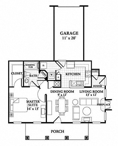 Floor plan Floor plan at Northlake Park, Florida,32827