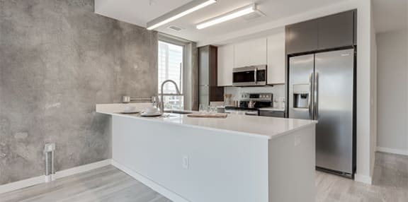 Kitchen at The Locks Tower, Richmond, Virginia