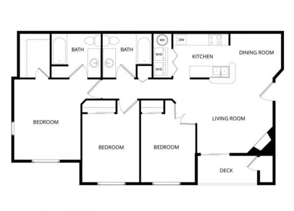 Floor Plan  Large 3 Bedroom