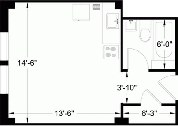  Floor Plan Studio B