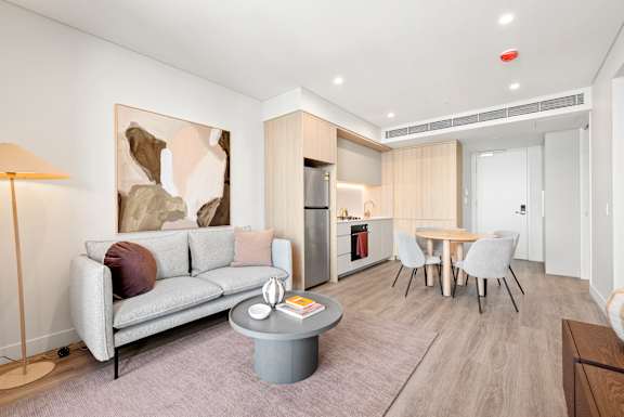 Living and kitchen