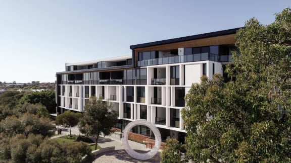 an artist impression of the apartments to be built on the site of the former surfers paradise