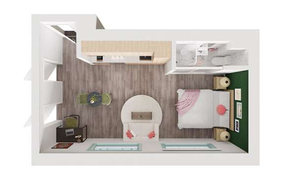 A bathroom with a toilet, sink, and a mirror.