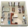 alt- Hempstead 1 bed 1 bath