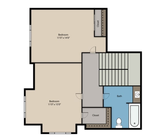 1Bedroom floor plan