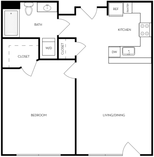 2d image of Lynnewood - One Bed Room