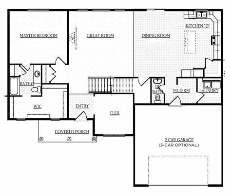 a floor plan of a house