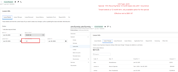 A screenshot of a webpage with a form and a table displaying loan information.
