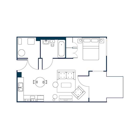Studio Apartment at Hali