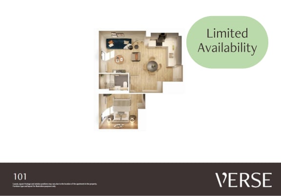 Floor Plan  a floor plan of the vesse apartments