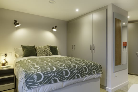 Floor Plan  Premium One Bed Apartment, Cosmos student accommodation Sheffield