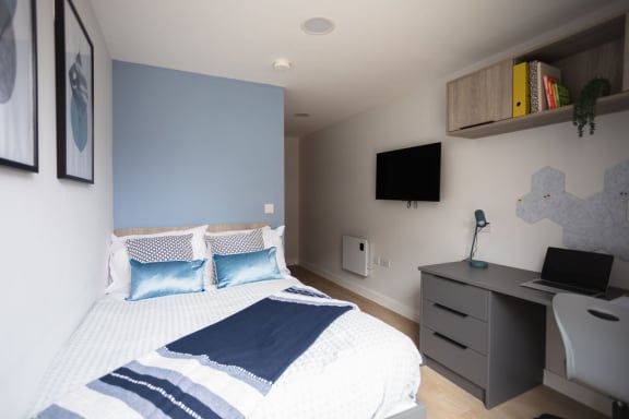 Floor Plan  Townhouse Classic En-suite, Boutique Exeter, Student accommodation in Exeter