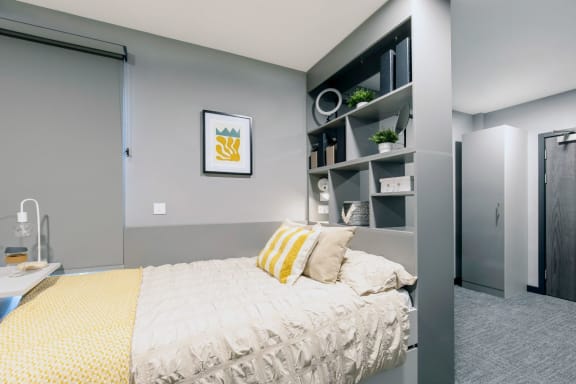 Floor Plan  Deluxe Studio, Ash Grove Court, Student Accommodation in Guildford