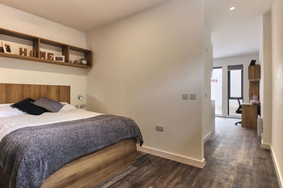 Floor Plan  studio at city heights in cardiff