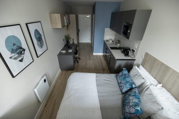 Floor Plan  Studio at Boutique Swansea in Swansea