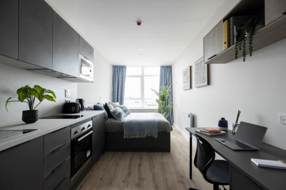 Floor Plan  Studio at Boutique Swansea in Swansea