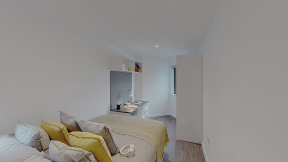 Floor Plan  7 Bed Cluster En-suite &#x2013; Standard at The City Arcade, Student accommodation in Exeter