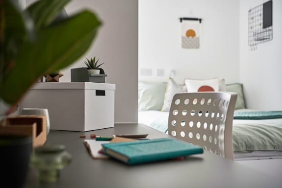 Floor Plan  En-suite at The Quarry, Student accommodation in Falmouth