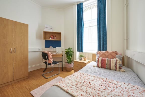 Floor Plan  Single En-suite Ground Floor, Northumberland House , Student accommodation in London