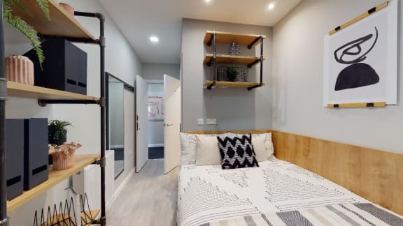 Floor Plan  8 Bed Classic En-suite, Electric Press, Student Accommodation in Sheffield