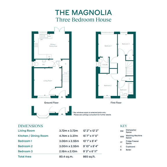 the magnolia three bedroom house floor plans