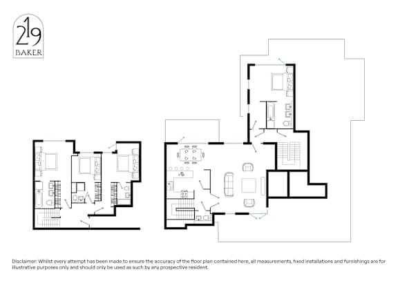 a floor plan of a house