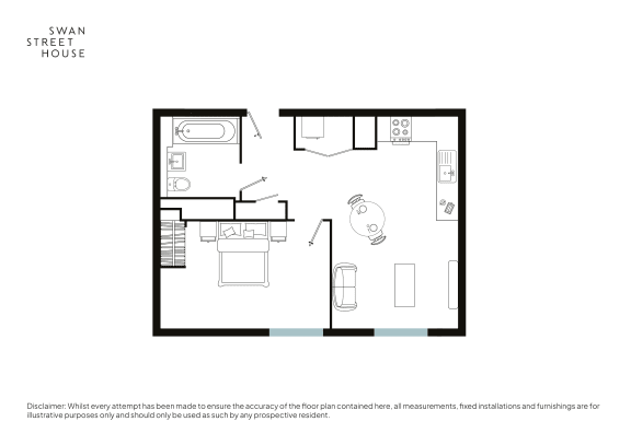 this floor plan is an approximation of a 2nd floor apartment