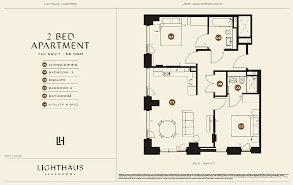 Plot 11 Floorplan at Lighthaus Liverpool Apartments, Liverpool