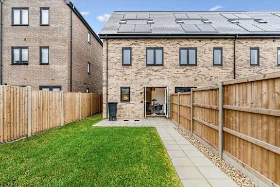 Backyard at The Hawkings Apartments, Huntingdon, Cambridgeshire, PE28 4LT