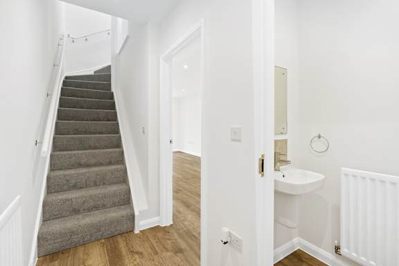 Stairway at UnionView Apartments, Dartford, KENT