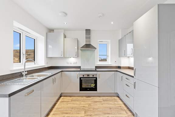 Classic Kitchen at The Hawkings Apartments, Huntingdon, Cambridgeshire, PE28 4LT