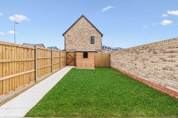 Fresh Green Garden at The Hawkings Apartments, Huntingdon, Cambridgeshire, PE28 4LT