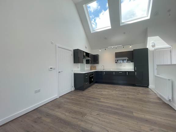 Spacious Kitchen at The Hawkings Apartments, Huntingdon, Cambridgeshire, PE28 4LT