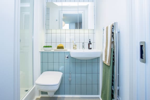 Spacious Bathroom at Fairfax Apartments, Manchester, M1 2GN