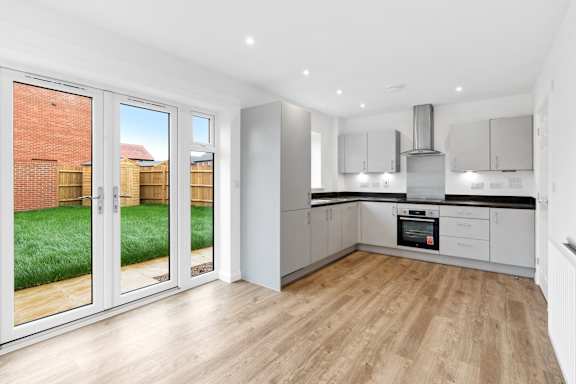 Open Kitchen at UnionView Apartments, Dartford, KENT DA2 6GZ