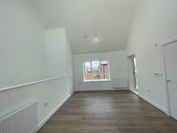 Empty Living Space at The Hawkings Apartments, Huntingdon, Cambridgeshire