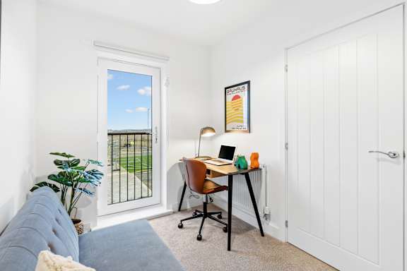 Open Living Room at The Hawkings Apartments, Huntingdon, Cambridgeshire