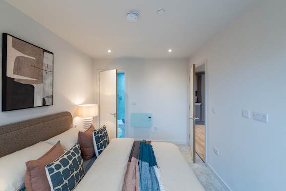 Master Bedroom at Podium Apartments, Stretford, M16 0FR