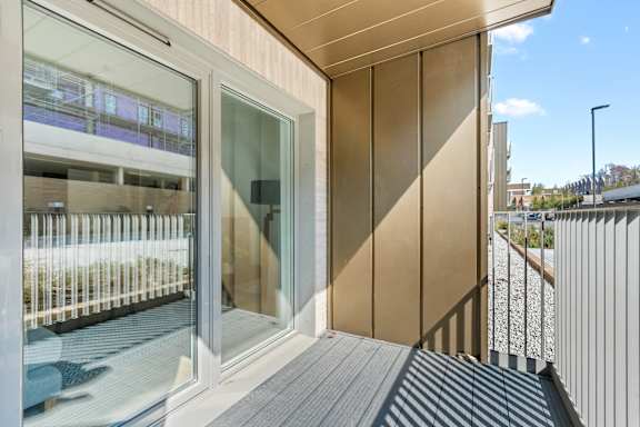 Large Balcony at The Quarters Apartments, Dock Road