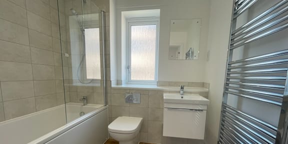 Guest Bathroom at The Hawkings Apartments, Huntingdon, Cambridgeshire