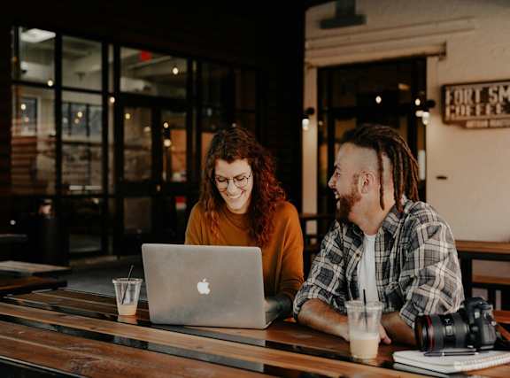 Residents using Super Fast Wi-fi at Podium, Manchester