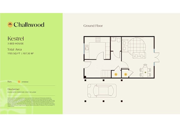 Kestral Floor Plan at Chalkwood Apartments, Ebbsfleet Valley, DA10 1HQ