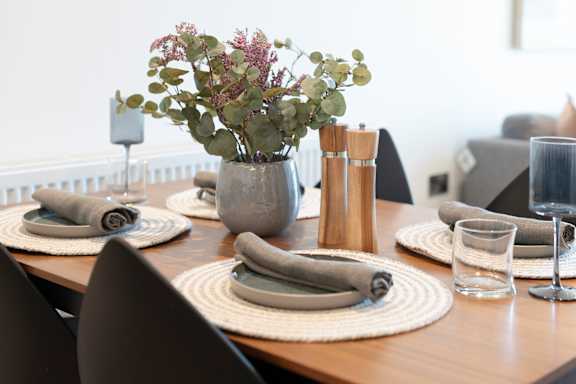 Minimal Dining Area at Emporium House Apartments, Reading, RG1 7NW