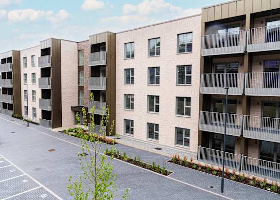Building Exterior at The Quarters Apartments, Dock Road, ME4 4UB