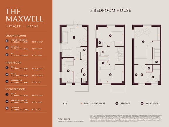 4 bed 3 bath B at Origins Apartments, Cambridge